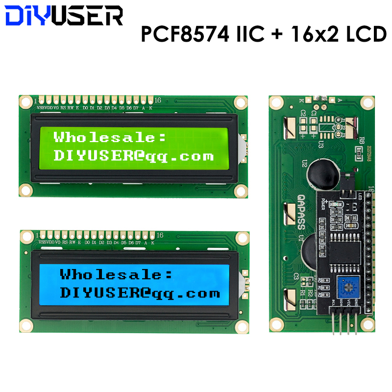 I2C Lcd Display - وحدة شاشة LCD1602 1602 زرقاء /