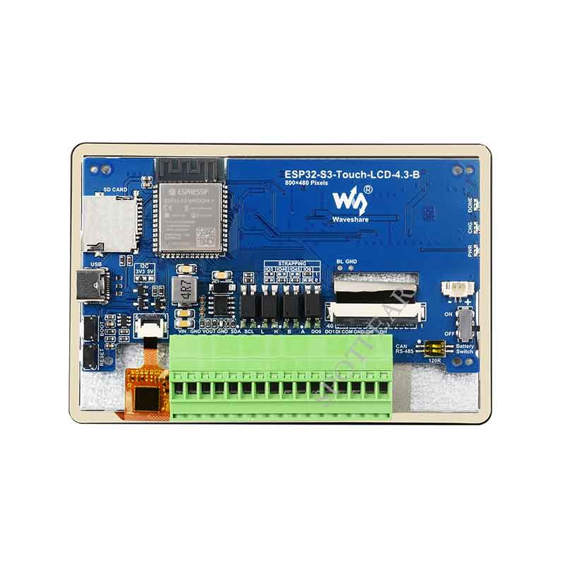 I2C Lcd Display - شاشة لمس ESP32 S3 بدقة 800×480