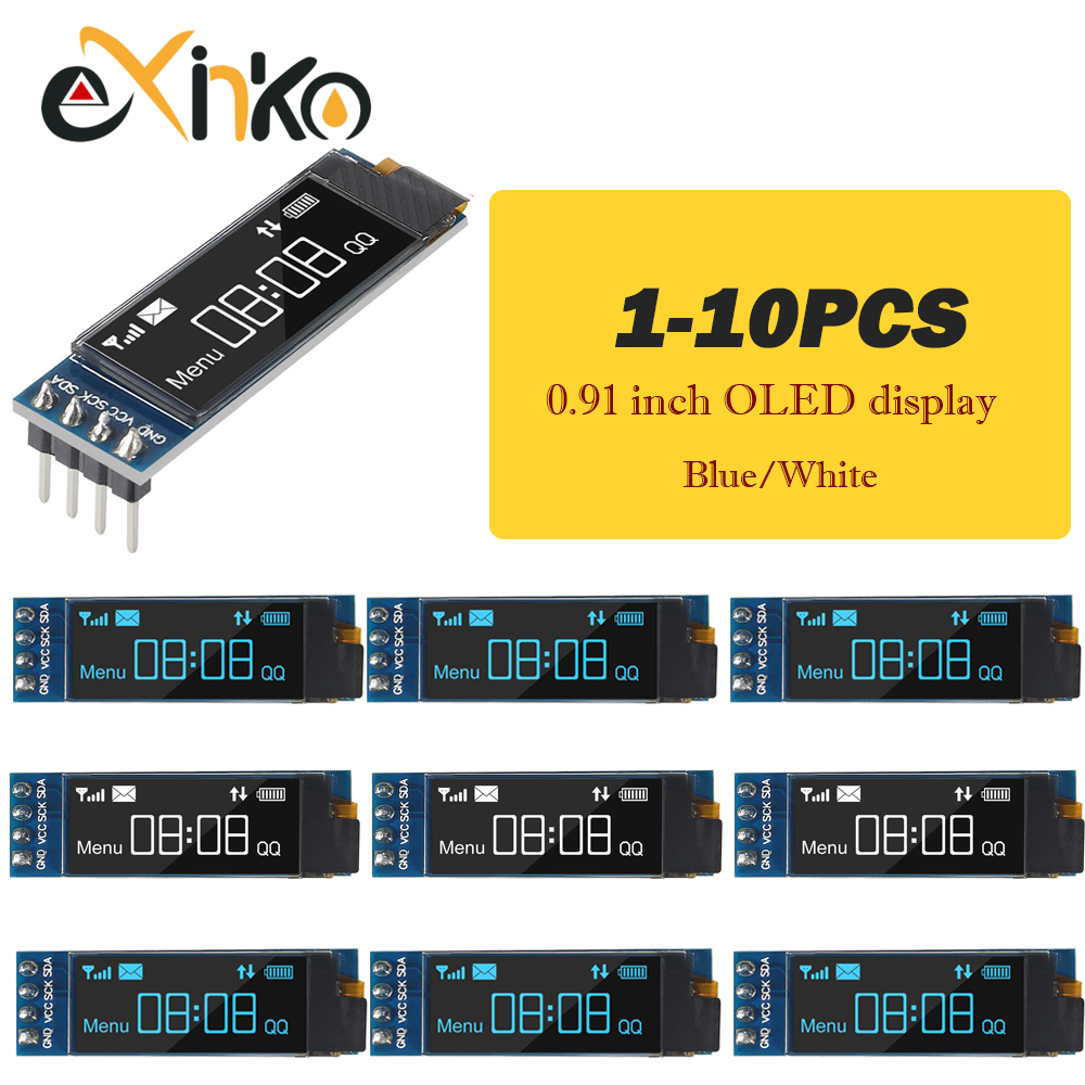 I2C Lcd Display - 1-10 قطع وحدة عرض OLED مقاس