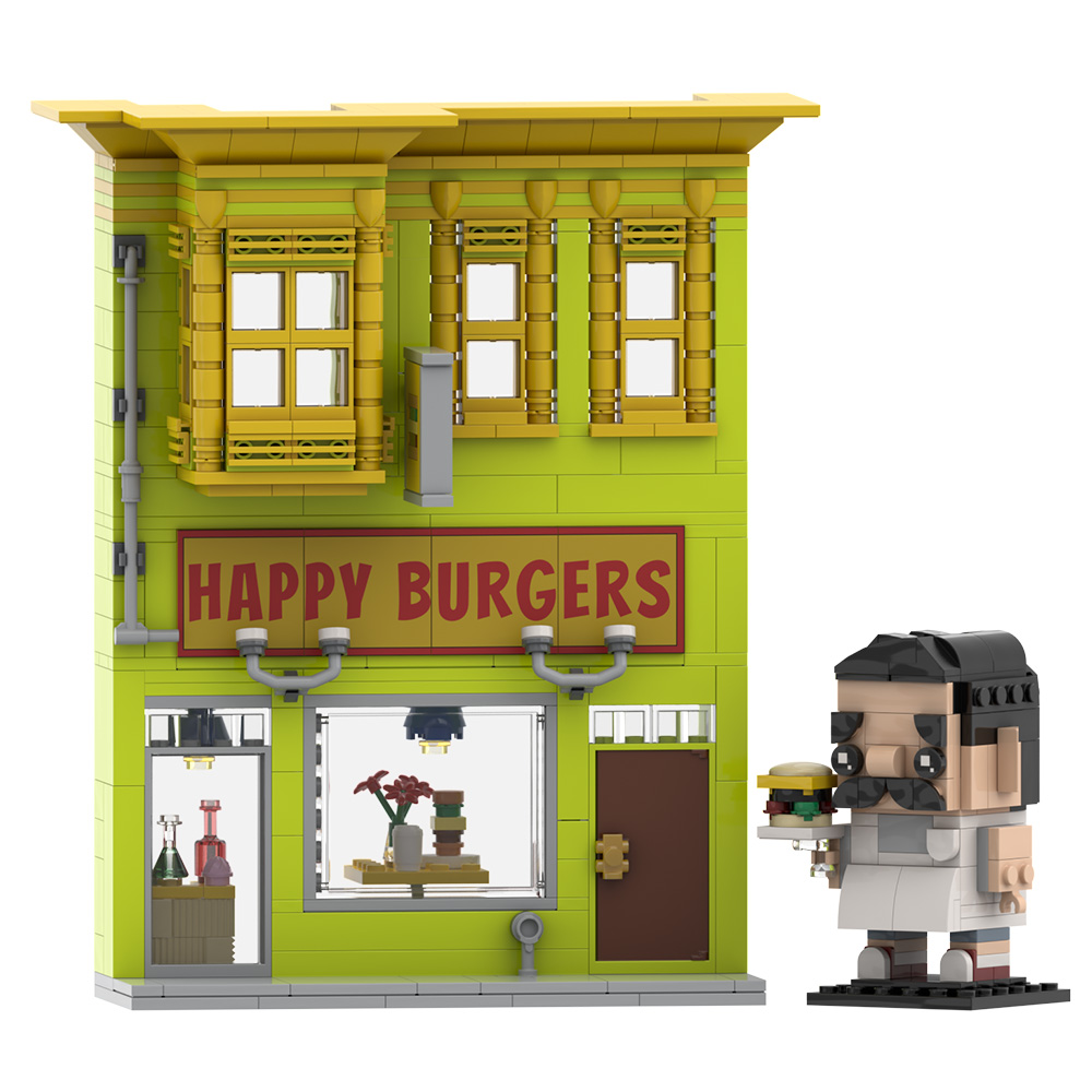 Diy Electronics Shop - مكعبات بناء Gobricks MOC لنموذج مطعم