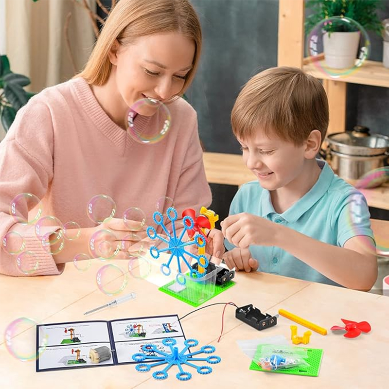 Diy Electronics Kits For Kids - مجموعة روبوتات تعليمية من 6 قطع،