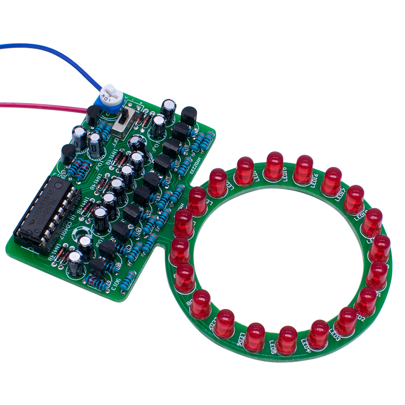 طقم مصباح LED متدرج اللون CD40 - مراجعة Diy Electronics Kits For Kids وسعره