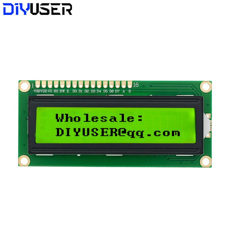 وحدة شاشة LCD1602 1602 زرقاء / - مراجعة I2C Lcd Display وسعره