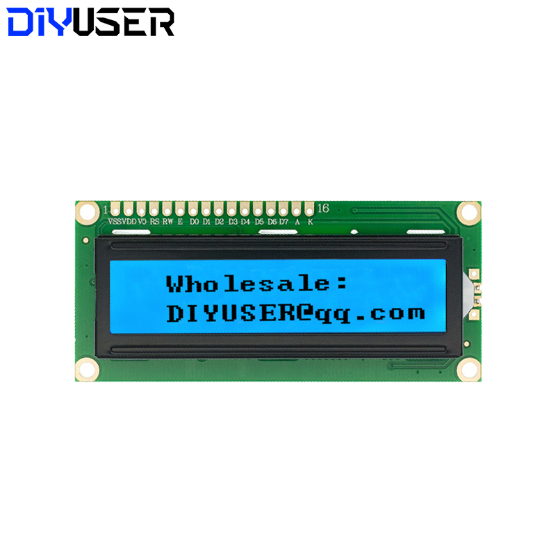 وحدة شاشة LCD1602 1602 زرقاء / - مراجعة I2C Lcd Display وسعره