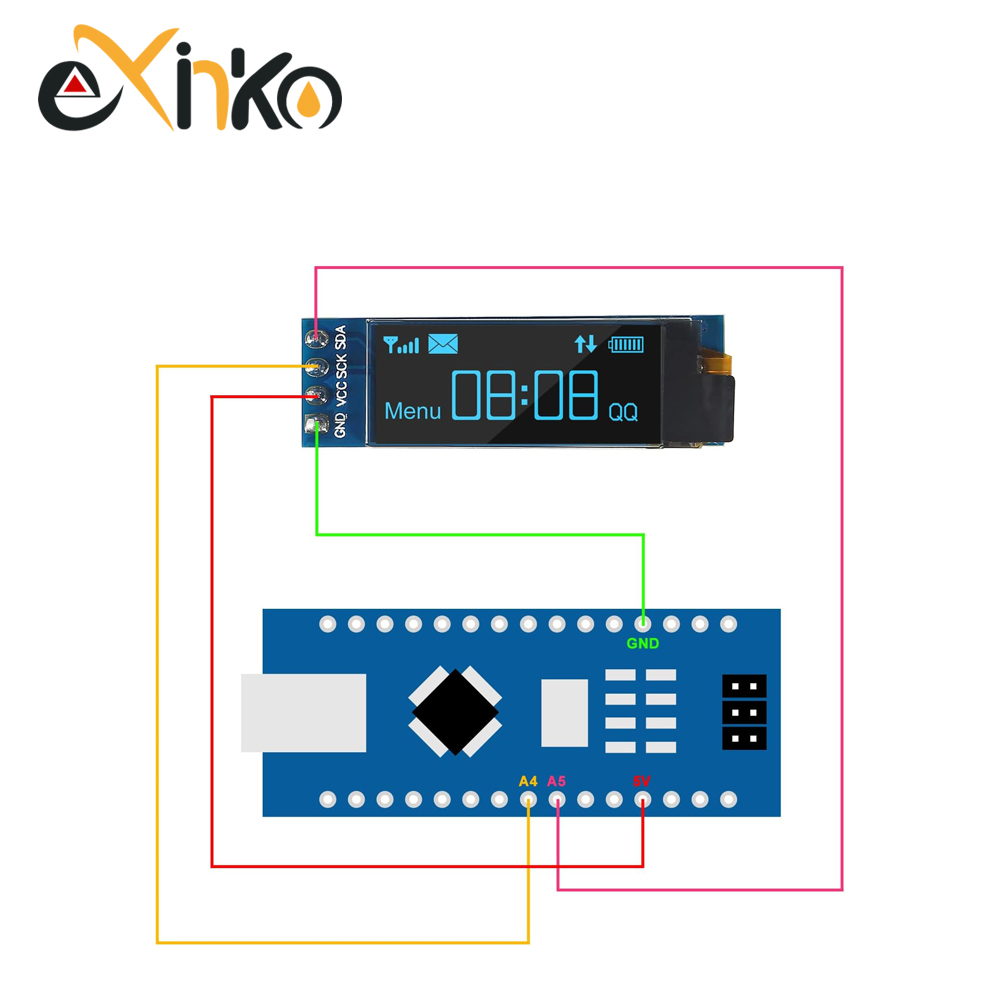 1-10 قطع وحدة عرض OLED مقاس 0. - مراجعة I2C Lcd Display وسعره