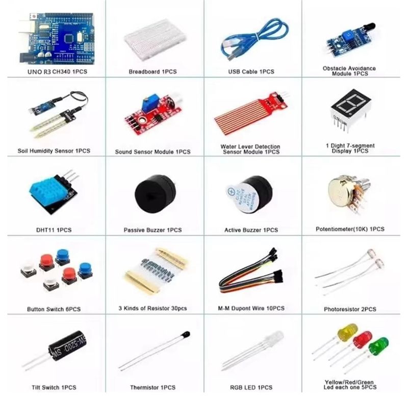 【تسوق الآن】مجموعة أدوات بدء ال - مراجعة Diy Electronics Shop وسعره