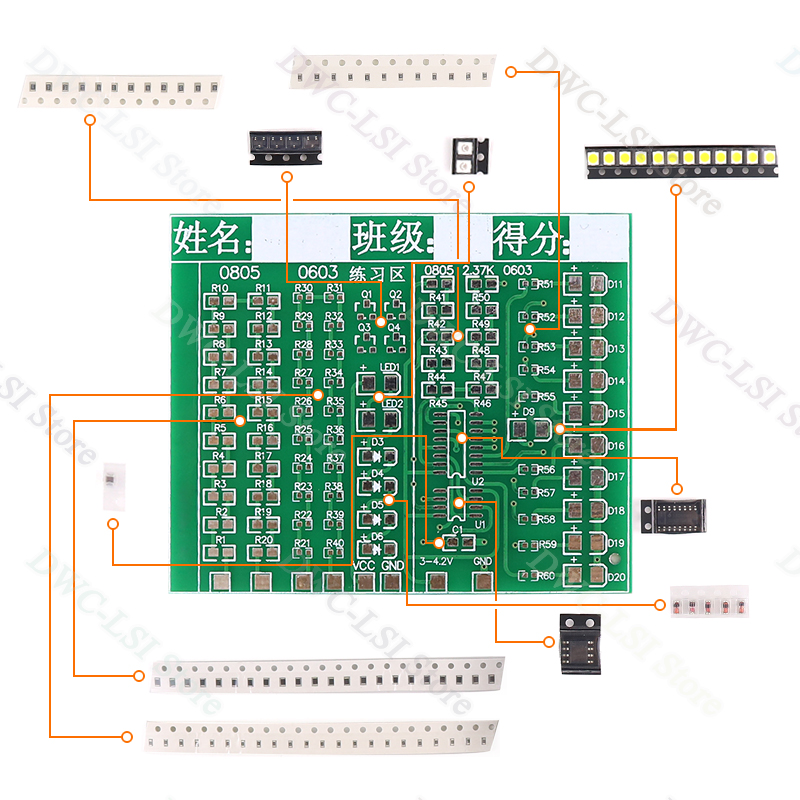 فئة عدة مكونات التصحيح لحام مم - مراجعة Diy Electronics Kits For Kids وسعره