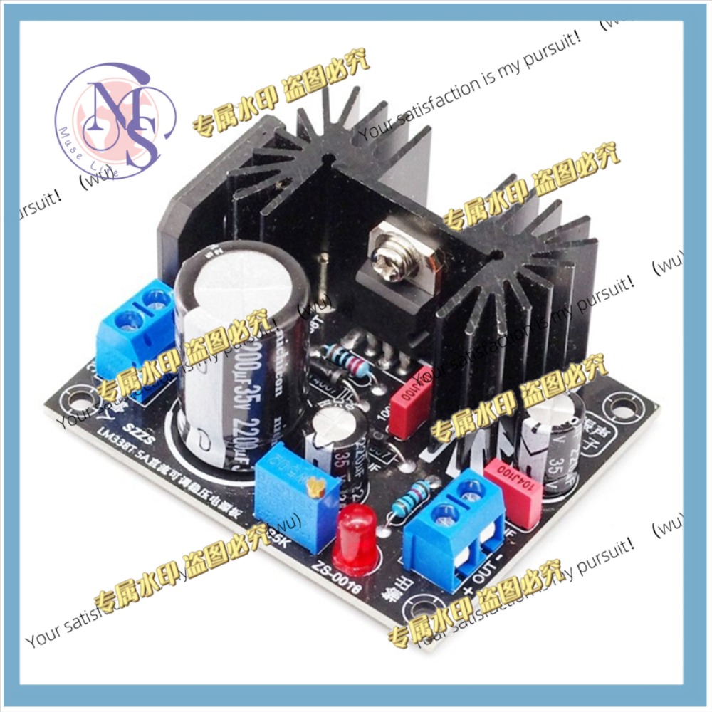 لوحة إمداد طاقة بمنظم خطي قابل - مراجعة Diy Electronics Filament وسعره