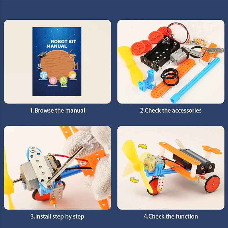 مجموعة روبوتات تعليمية من 6 قط - مراجعة Diy Electronics Kits For Kids وسعره