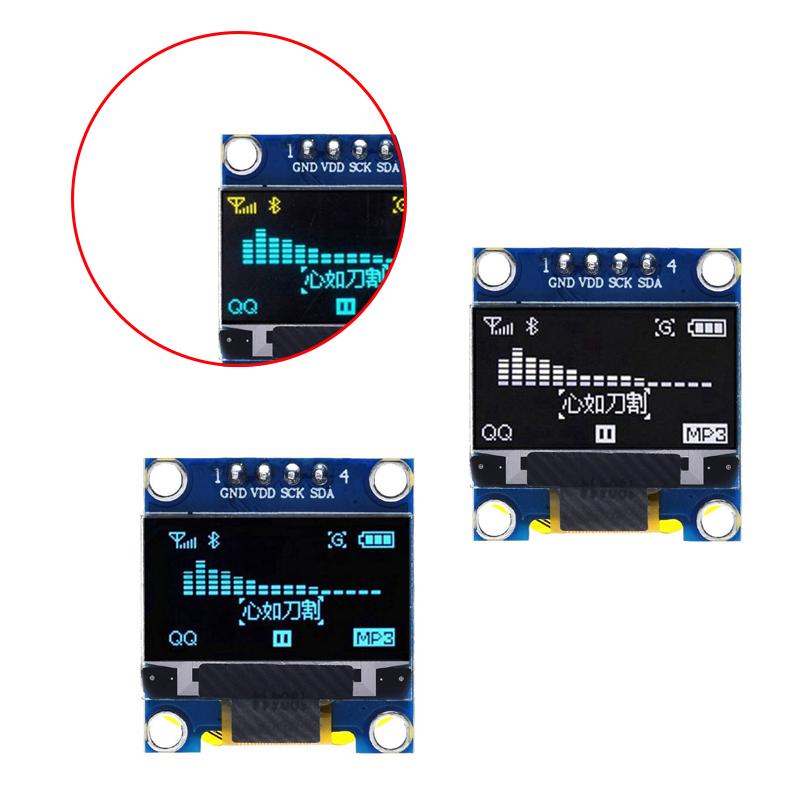 شاشة OLED بحجم 0.96 بوصة ودقة  - مراجعة I2C Lcd Display وسعره