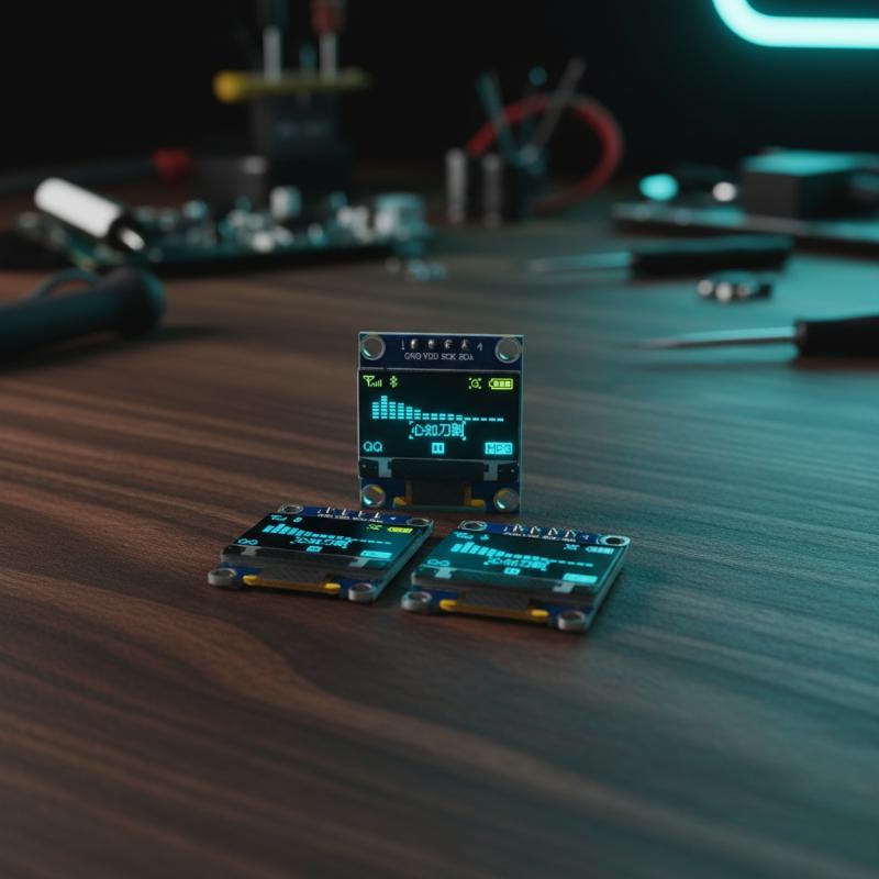 شاشة OLED بحجم 0.96 بوصة ودقة  - مراجعة I2C Lcd Display وسعره