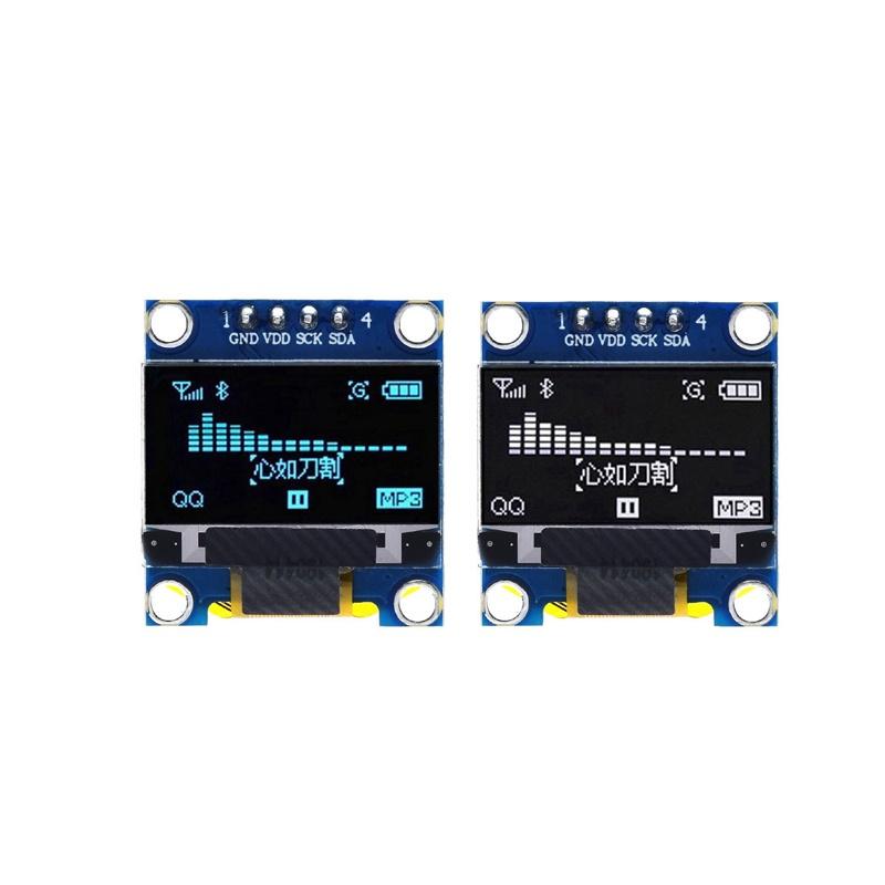 شاشة OLED بحجم 0.96 بوصة ودقة  - مراجعة I2C Lcd Display وسعره