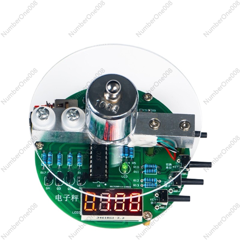 طقم مكونات ميزان إلكتروني رقمي - مراجعة Homemade Diy Electronics وسعره