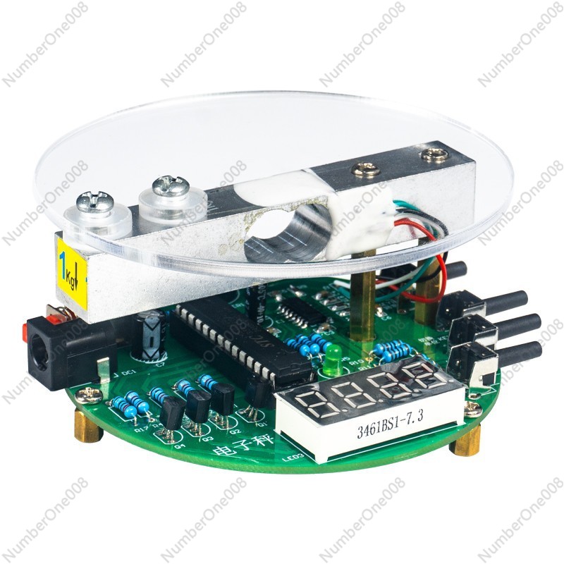 طقم مكونات ميزان إلكتروني رقمي - مراجعة Homemade Diy Electronics وسعره