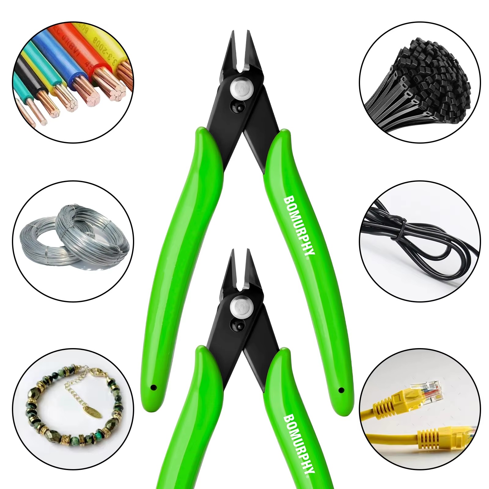 بومورفي 170 كماشة قطع جانبية م - مراجعة Diy Electronics Filament وسعره