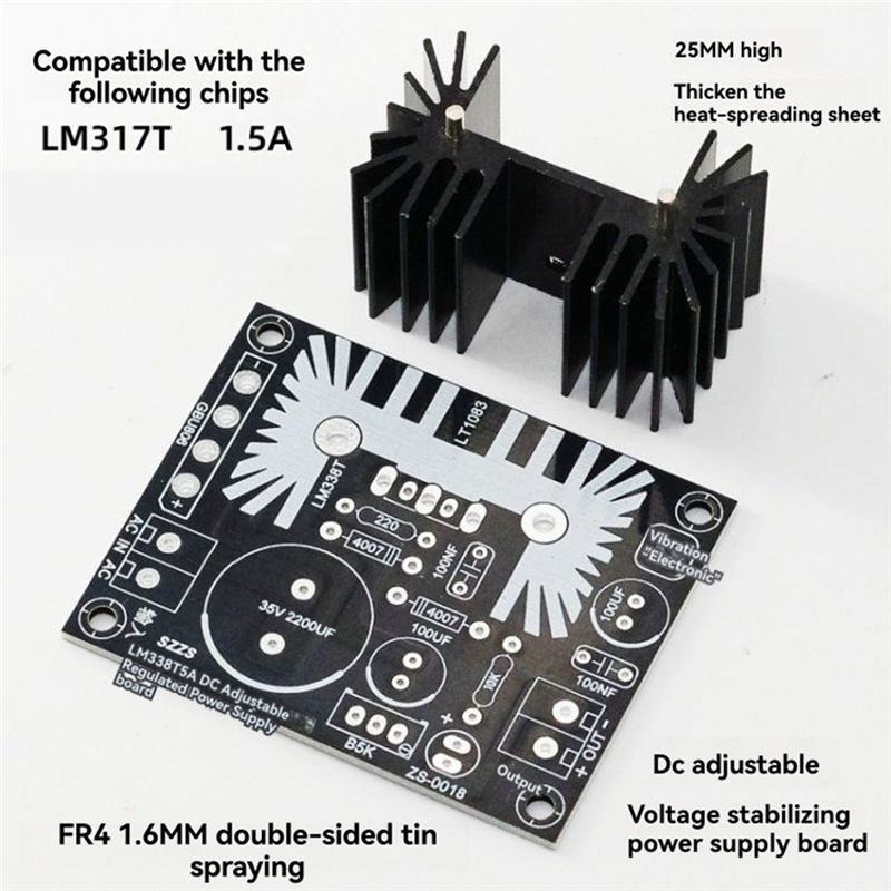 لوحة إمداد طاقة خطية قابلة للت - مراجعة Diy Electronics Filament وسعره