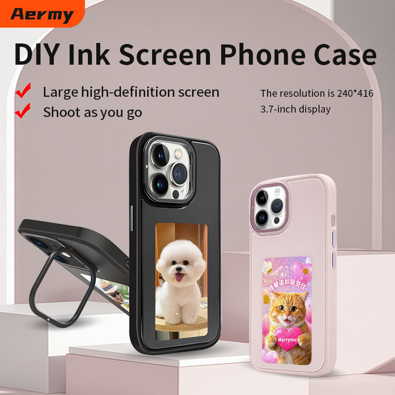 غطاء هاتف ذكي بتقنية NFC وشاشة - مراجعة Diy Electronics Case وسعره