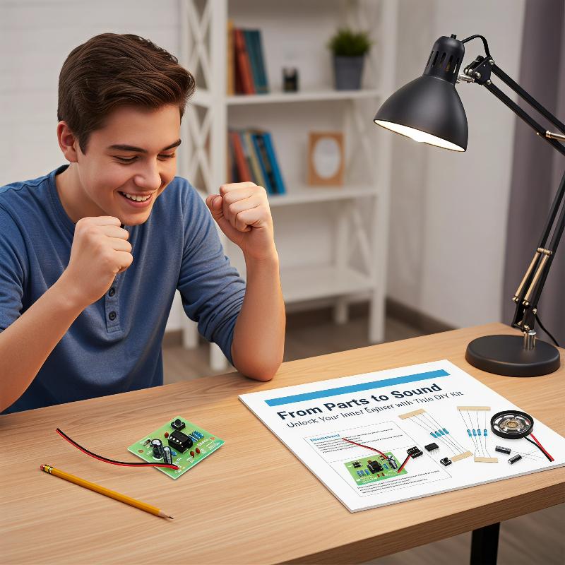 طقم تدريب على اللحام لجرس البا - مراجعة Diy Home Electronics Projects وسعره