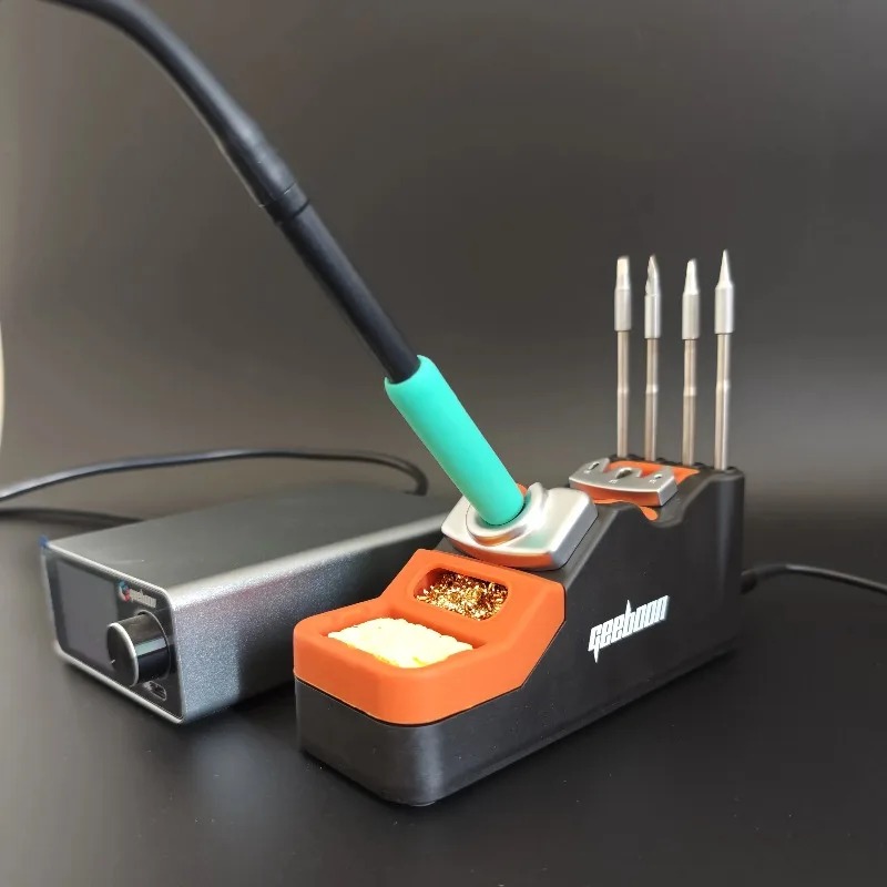 طقم محطة لحام GEEBOON TC22 بقو - مراجعة Soldering Iron Kit وسعره