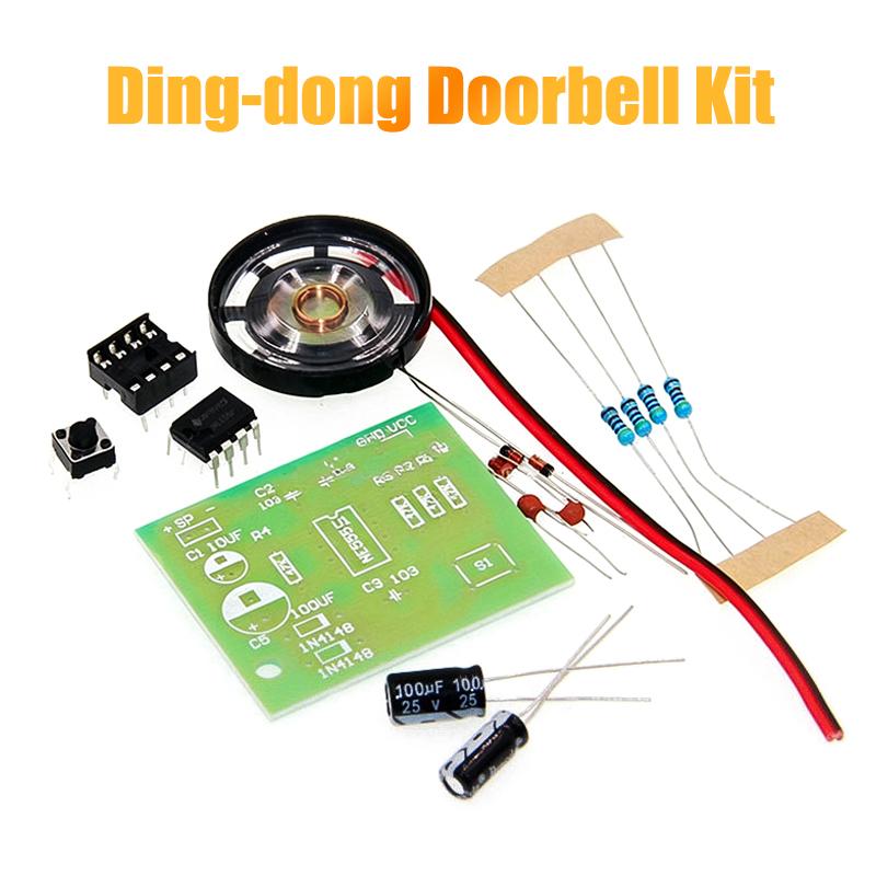 طقم جرس باب احترافي NE555 للتر - مراجعة Diy Electronics Soldering Kit وسعره