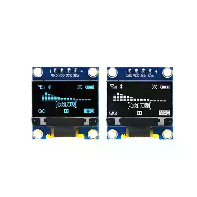 شاشة OLED من نوع SSD1306 مقاس  - مراجعة I2C Lcd Display وسعره
