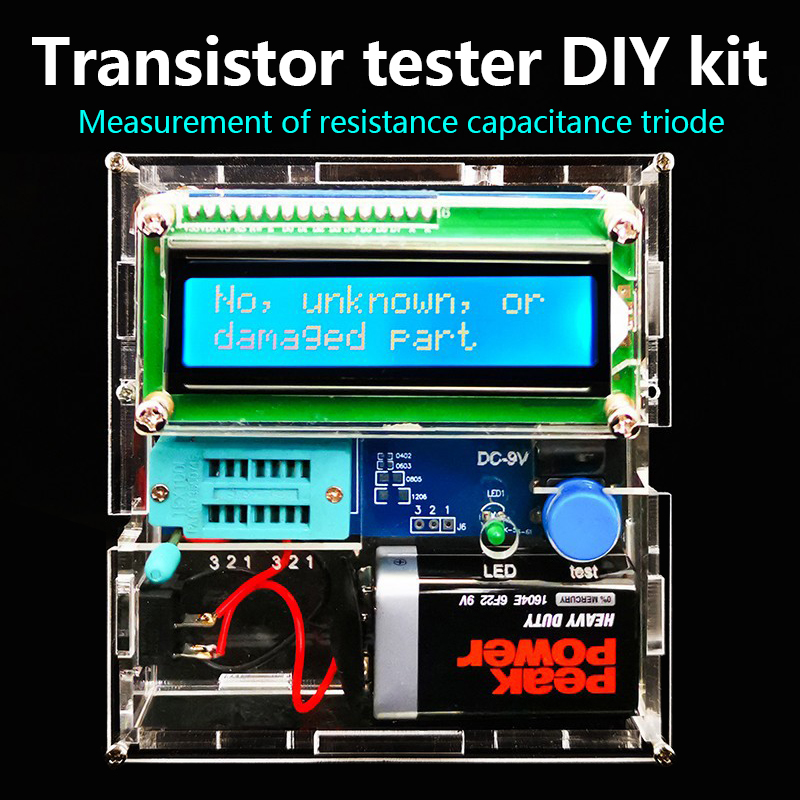 طقم اختبار الترانزستور المقاوم - مراجعة Diy Electronics Test Equipment وسعره