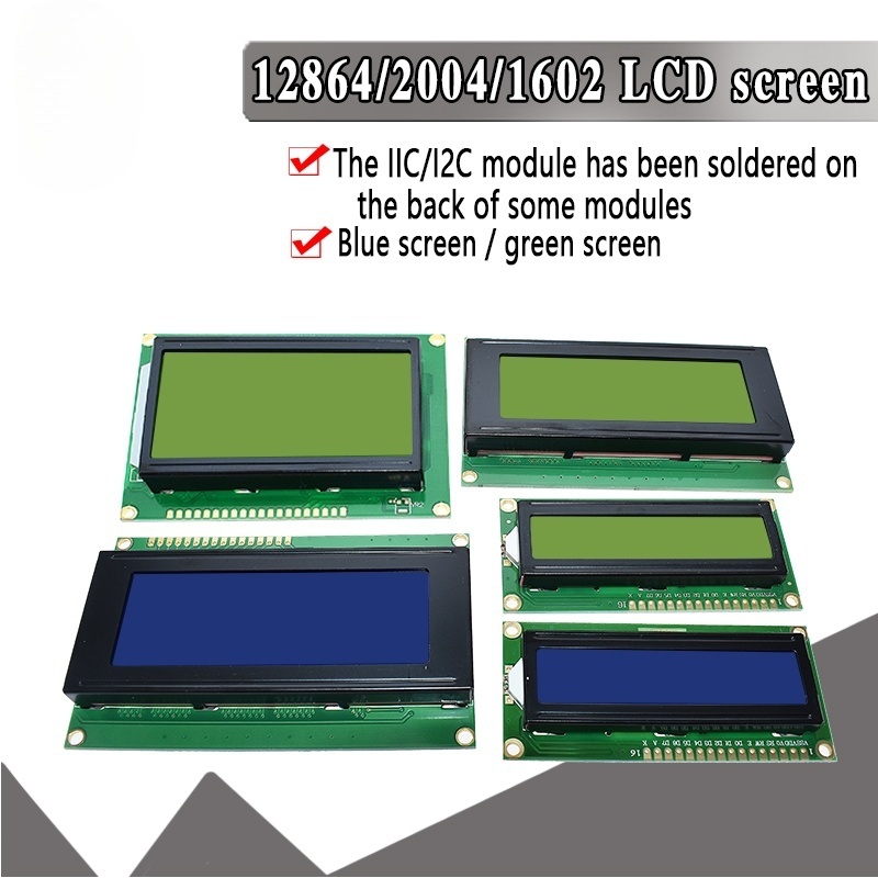 وحدة شاشة LCD 1602 2004 باللون - مراجعة I2C Lcd Display وسعره