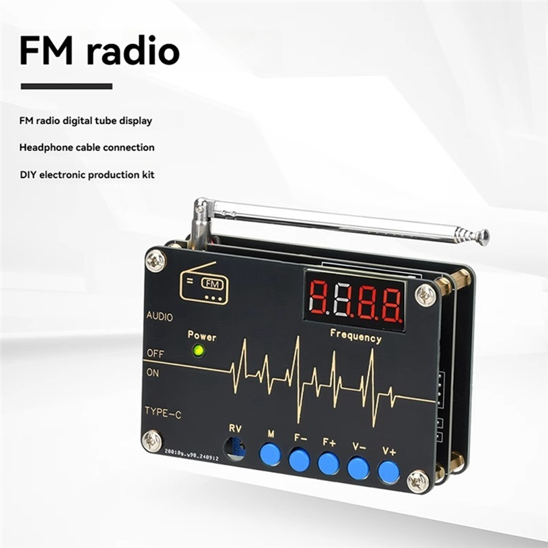 A73E-RDA5807M راديو FM لتقوم ب - مراجعة Diy Electronics Soldering Kit وسعره