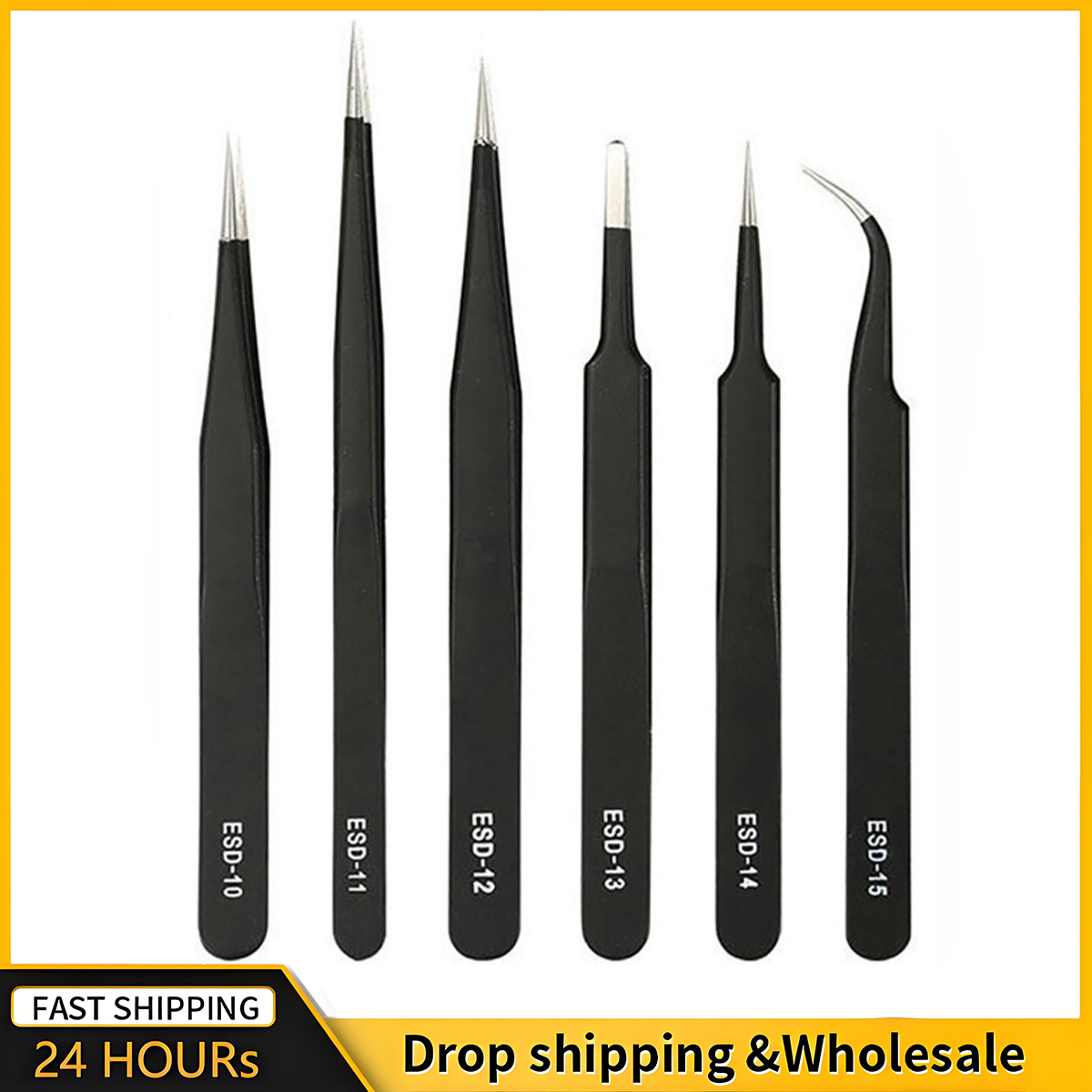 2/6 قطعة مجموعة ملاقط الدقة ES - مراجعة Soldering Iron Kit وسعره