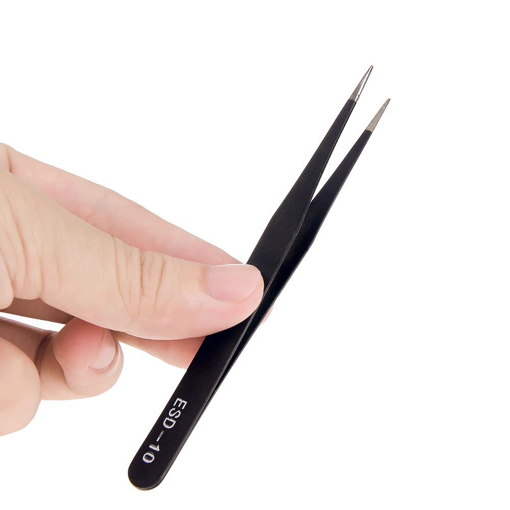 2/6 قطعة مجموعة ملاقط الدقة ES - مراجعة Soldering Iron Kit وسعره