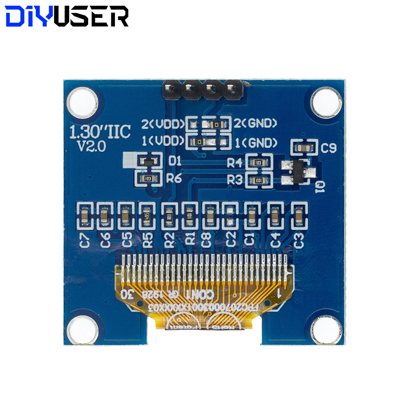 وحدة عرض OLED مقاس 1.3 بوصة من - مراجعة I2C Lcd Display وسعره